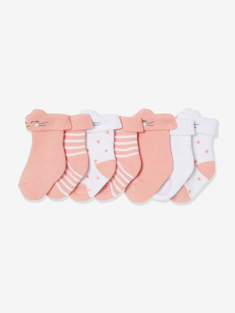 7er-Pack Baby Socken, Frottee BASIC Oeko-Tex - pack rosa - 1
