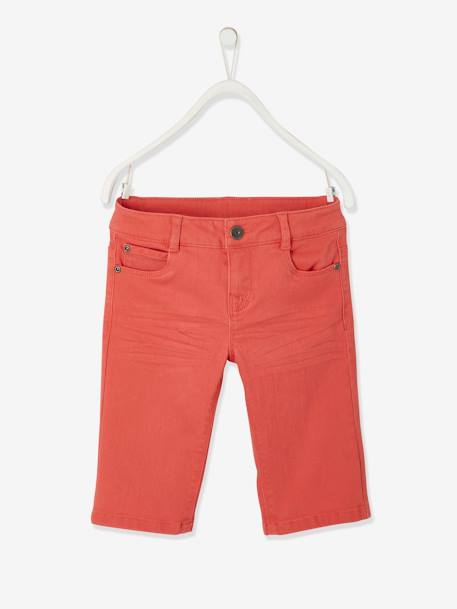 Jungen Shorts Oeko-Tex, Bundweite verstellbar beige+blau gestreift+graublau+grün+hellgelb+koralle+nachtblau+olivgrün 33