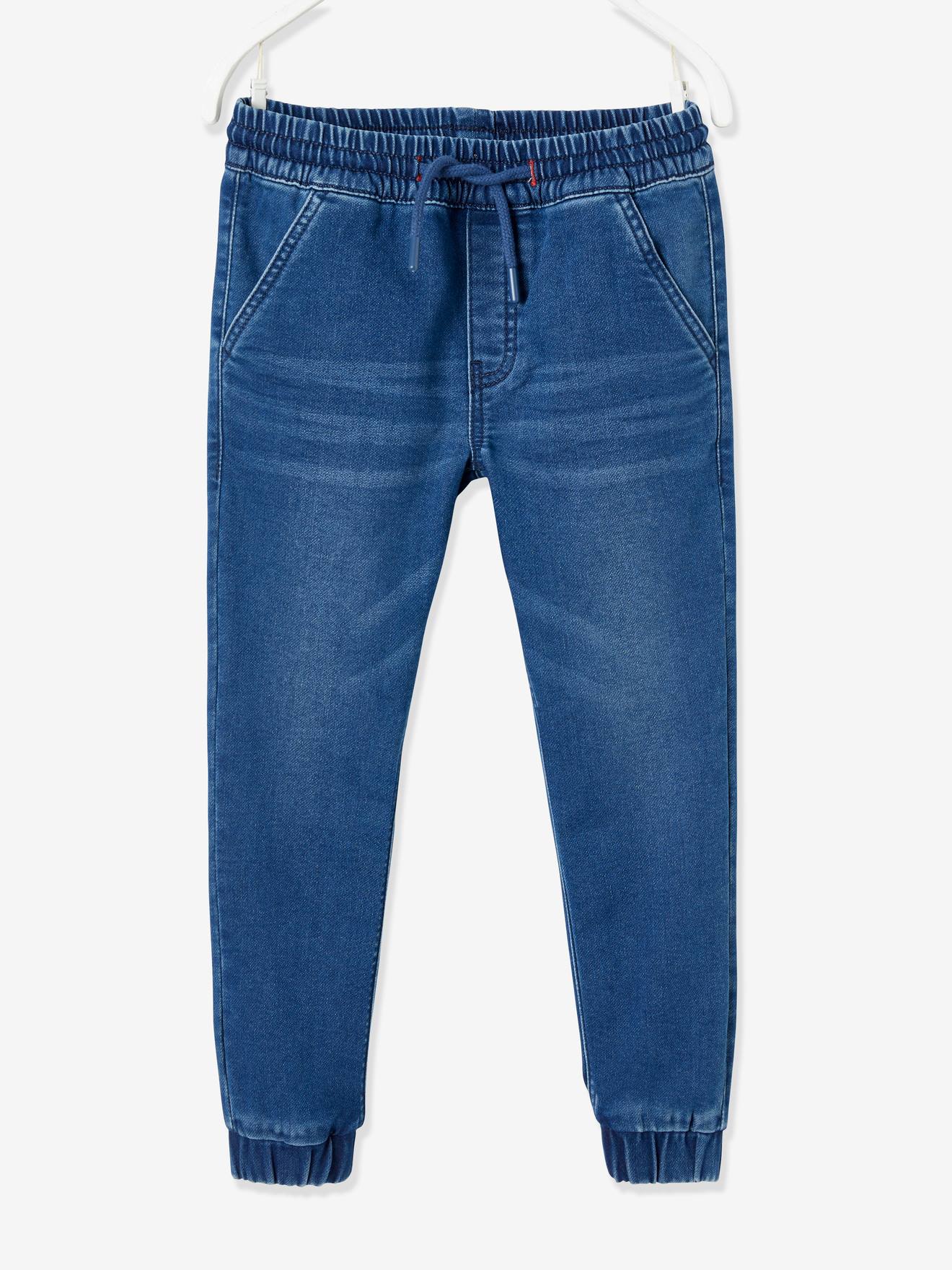 Whoopi lange Hose Jeans verstellbare Länge blau Jungen Gr.74,80,98 