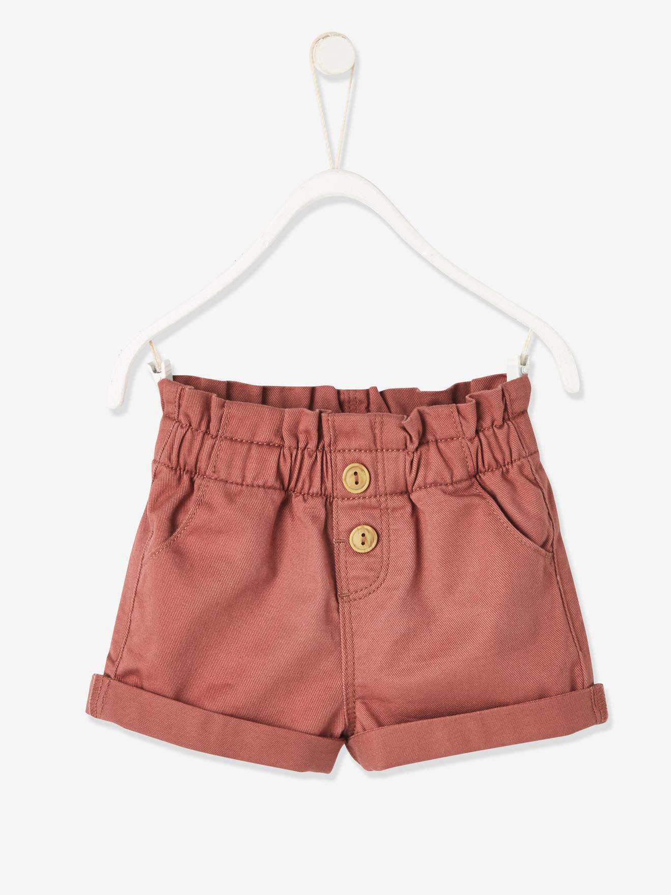 Pleated bow-detail shorts Farfetch Mädchen Kleidung Hosen & Jeans Kurze Hosen Shorts 
