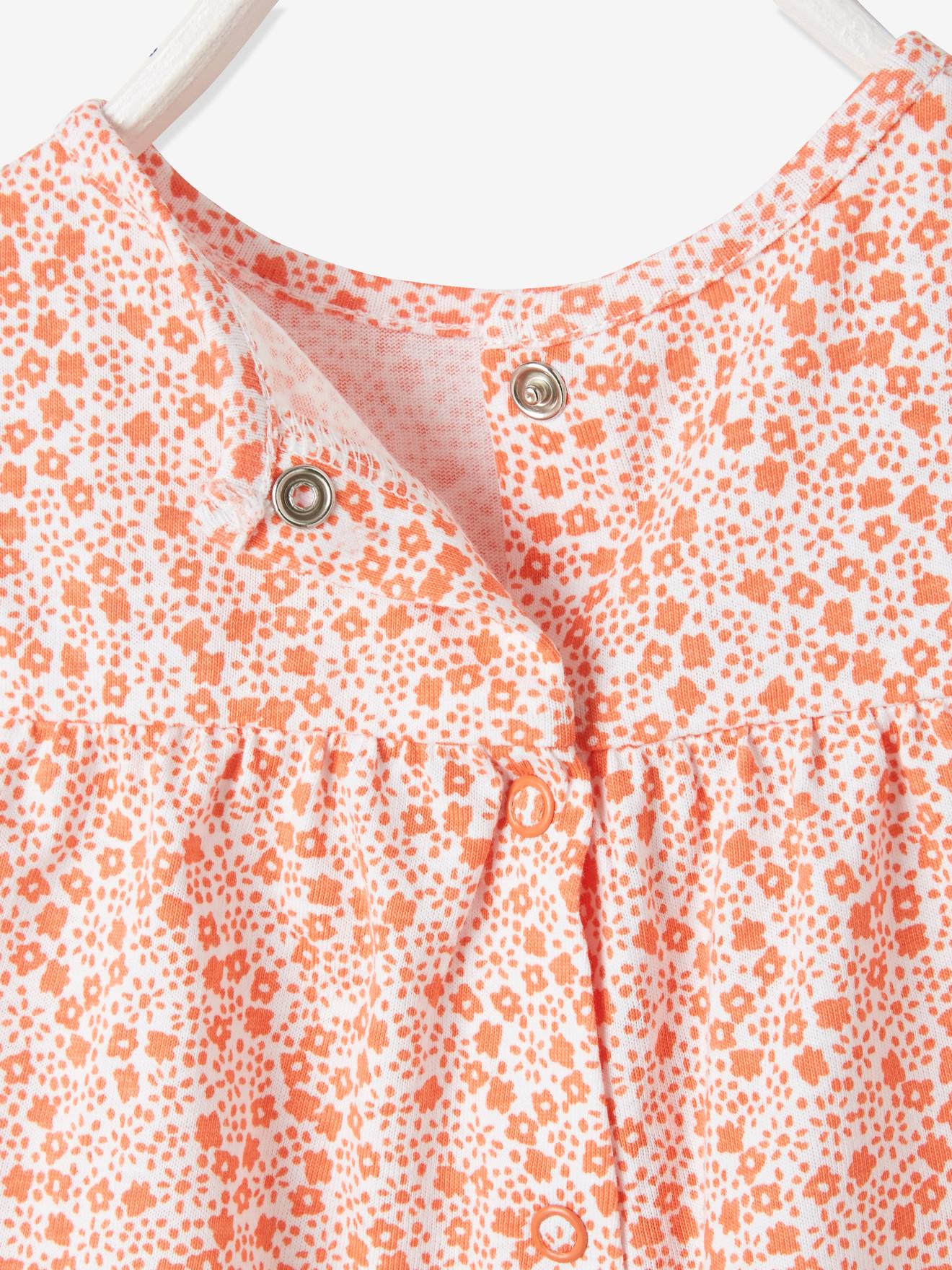 50-62 - Baby Mädchen Sommer Babymode Uni Rose Jersey T-Shirt Rose 