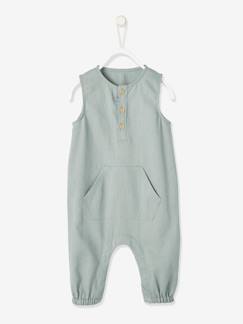 Babymode-Jumpsuits & Latzhosen-Jungen Baby Overall, Halbleinen
