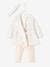 Mädchen Baby Set aus Haarband, Kleid & Leggings Oeko Tex® - wollweiß bedruckt - 9