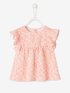 Babymode-Shirts & Rollkragenpullover-Shirts-Mädchen Baby T-Shirt, Blumen Oeko-Tex