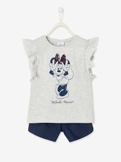 Maedchenkleidung-Shirts & Rollkragenpullover-Mädchen-Set: T-Shirt & Shorts Disney MINNIE MAUS