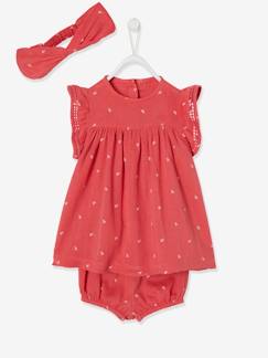 Babymode-Baby-Sets-Mädchen Baby-Set: Kleid, Spielhose und Haarband