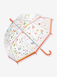 Maedchenkleidung-Accessoires-Sonstige-Transparenter Kinder Regenschirm „Kleine Freuden“ DJECO