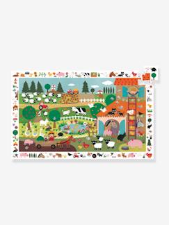 Spielzeug-Pädagogische Spiele-Entdeckerpuzzle „Der Bauernhof“ DJECO, 35 Teile