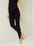 Nahtlose Leggings für die Schwangerschaft - braun+schwarz - 10