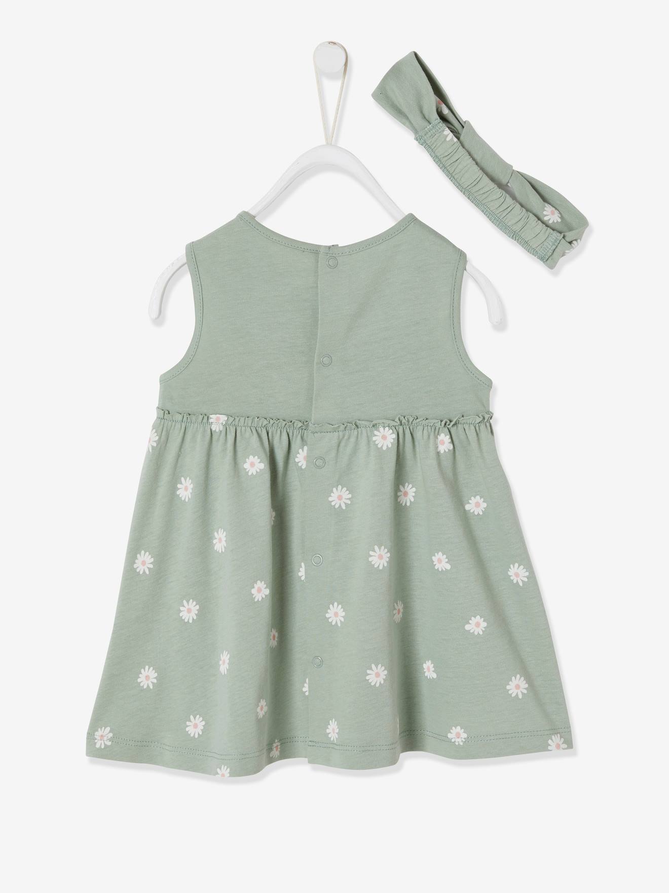 Thumbnail - Kleid mit Haarband für Mädchen Baby