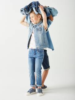 Maedchenkleidung-Jeans-Mädchen Slim-Fit-Jeans, Hüftweite COMFORT