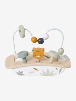 Spielzeug-Baby-Tasten & Greifen-Baby Mini-Spieltisch, Holz FSC