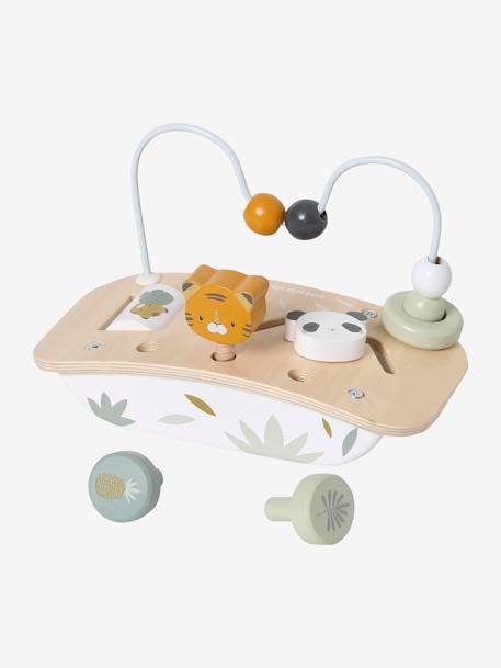 Baby Mini-Spieltisch, Holz FSC - mehrfarbig/kirsche+sonne+mehrfarbig/pandafreunde - 14