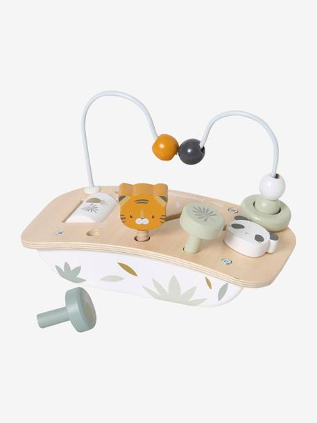 Baby Mini-Spieltisch, Holz FSC - mehrfarbig/kirsche+sonne+mehrfarbig/pandafreunde - 13