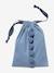 Baby Geschenk-Set: Schmusetuch und Greifling „Kleiner Dino“ - blau - 2