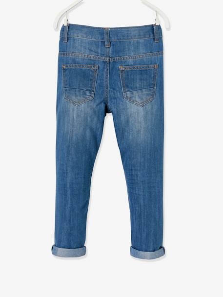 Robuste Jungen Straight-Fit-Jeans, Hüftweite COMFORT - blue stone+dark blue - 4
