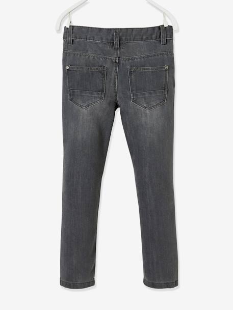 Die ,,Unverwüstliche', robuste Jungen Jeans, Biker-Style Oeko-Tex® - dark blue+grau - 15