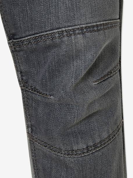 Die ,,Unverwüstliche', robuste Jungen Jeans, Biker-Style Oeko-Tex® - dark blue+grau - 17