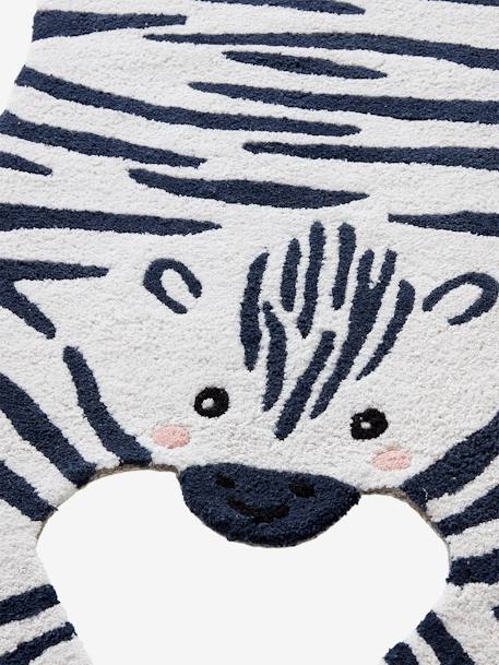 Kinderzimmer Teppich „Zebra“ - weiß/schwarz - 3