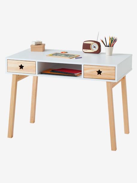 Kinder Schreibtisch „Großer Bär“, Vorschulkinder - weiß/natur - 2