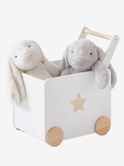Kinderzimmer-Aufbewahrung-Spielzeugkisten & Truhen-Fahrbare Spielzeugkiste „Großer Bär“