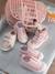 Hohe Mädchen Baby Sneakers - rosa geblümt - 7