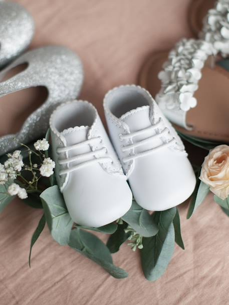 Baby Schuhe für Neugeborene, Unisex - weiß - 10