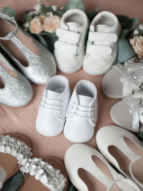Baby Schuhe für Neugeborene, Unisex - weiß - 11