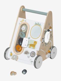 Spielzeug-Baby-Schaukeltiere, Lauflernwagen, Lauflernhilfe & Rutschfahrzeuge-Baby Lauflernwagen ,,Pandafreunde" mit Bremse, Holz FSC®