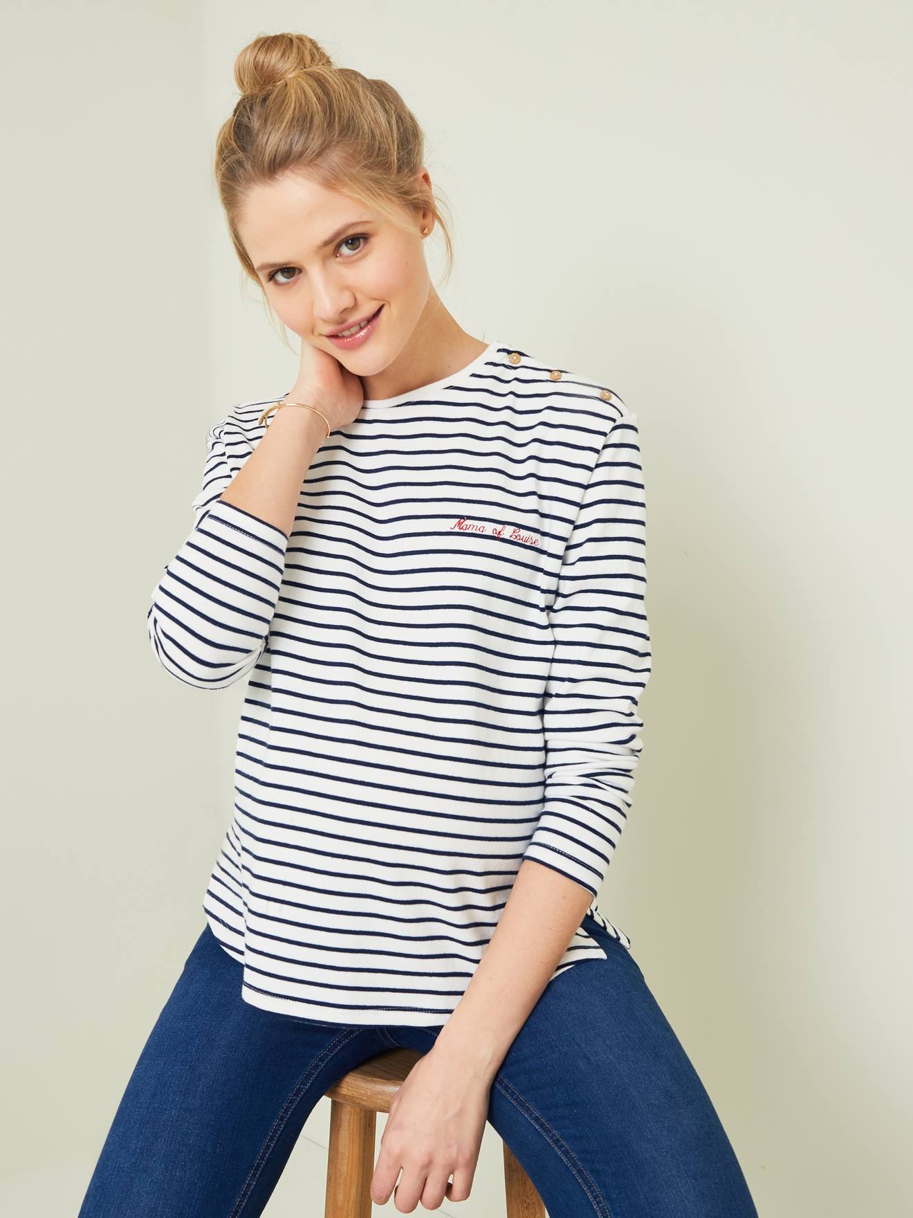 Ringelshirt für die Schwangerschaft