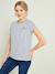 Geschenk-Set: T-Shirts für Baby & Mama - weiß/blau gestreift - 3