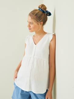 Ankunft Baby Stillen-Musselin-Bluse, Schwangerschaft & Stillzeit