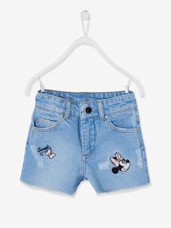 Maedchenkleidung-Shorts & Bermudas-Mädchen Jeans-Shorts Disney MINNIE MAUS, bestickt