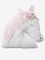 Kinderzimmer Pferde-Kissen „Naturprinzessin“ - weiß/rosa - 1
