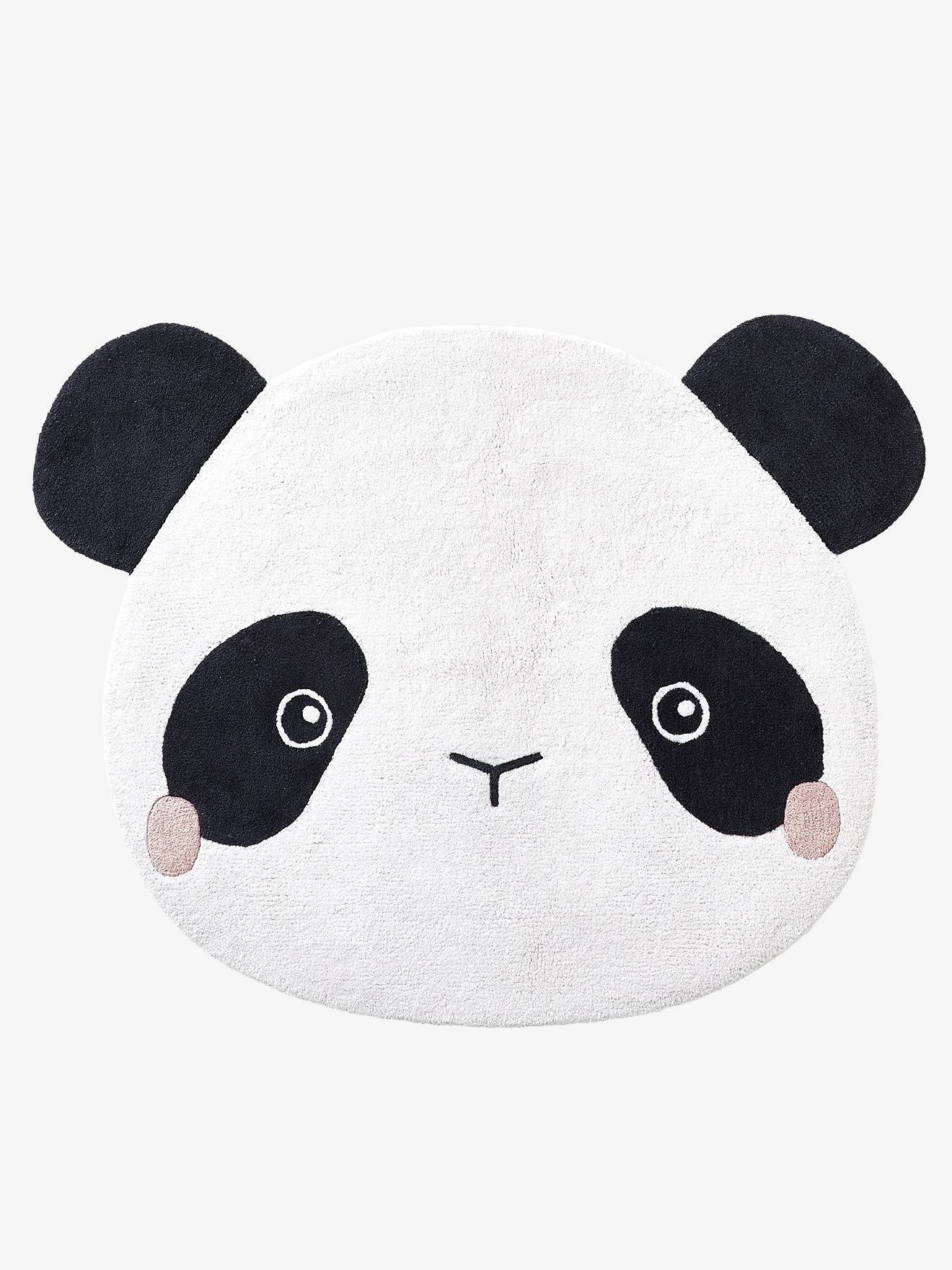 Fußball Baumwolle Teppich Lustiger Panda-Herz-Stern 