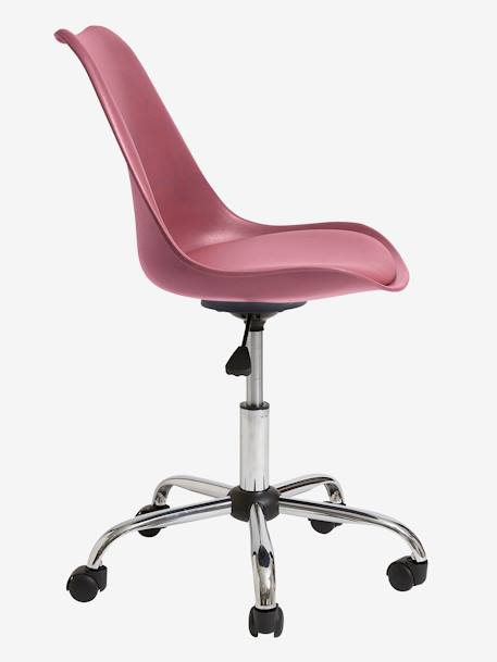 Moderner Schreibtischstuhl - grau+himbeere+rosa+weiß - 8