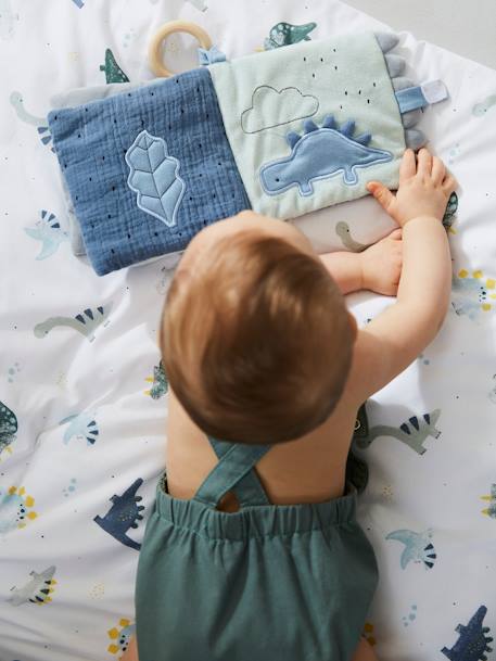 Baby Stoffbuch „Kleiner Dino“ - blau - 5