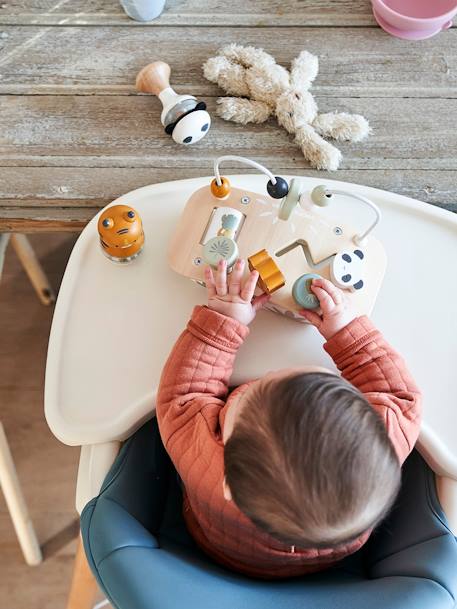 Baby Mini-Spieltisch, Holz FSC® - mehrfarbig/kirsche+sonne+mehrfarbig/pandafreunde - 8