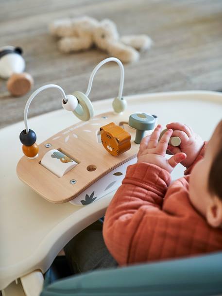 Baby Mini-Spieltisch, Holz FSC - mehrfarbig/kirsche+sonne+mehrfarbig/pandafreunde - 11