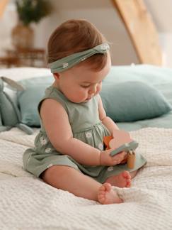 Babymode-Kleid mit Haarband für Baby Mädchen Oeko Tex®
