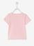 vertbaudet x Studio Jonesie: Baby Mädchen T-Shirt „Family Team“, Bio-Baumwolle - rosa - 4