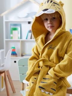 Jungenkleidung-Kinder Bademantel, Tiger-Kostüm Oeko Tex®, personalisierbar