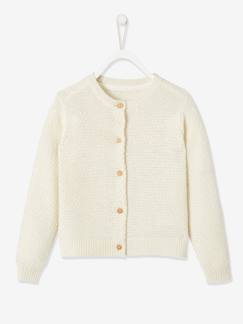 Maedchenkleidung-Pullover, Strickjacken & Sweatshirts-Mädchen Cardigan mit Glanzeffekt