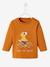 Jungen Baby Shirt Oeko-Tex - grau meliert+karamell - 4