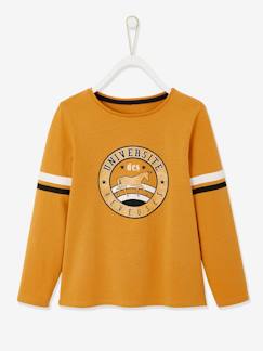 Maedchenkleidung-Shirts & Rollkragenpullover-Shirts-Bio-Kollektion: Mädchen Shirt, College-Style Oeko-Tex