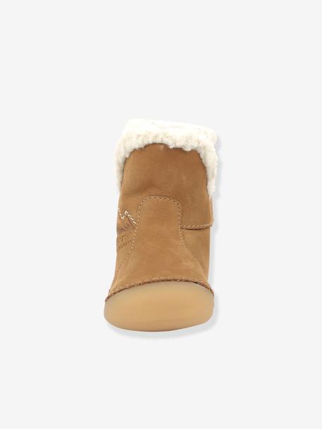 Baby Lauflern-Boots „Sobooty“ KICKERS, Warmfutter - camelfarben+marine - 6