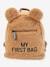 Kinder Rucksack „My First Bag Teddy“ CHILDHOME - beige+wollweiß - 1