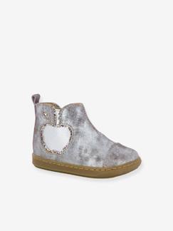 Kinderschuhe-Babyschuhe-Babyschuhe Mädchen-Boots-Mädchen Baby Boots „Bouba New Apple Glit“ SHOO POM
