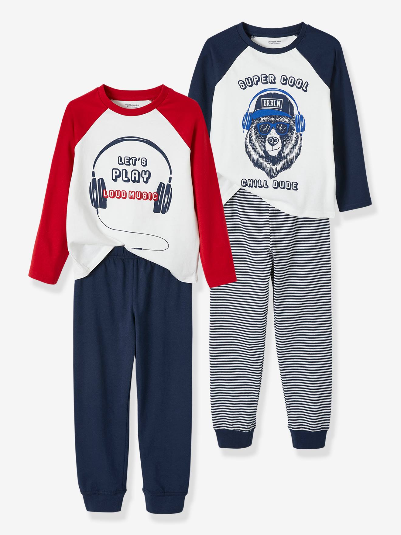 2er-Pack Jungen Schlafanzüge