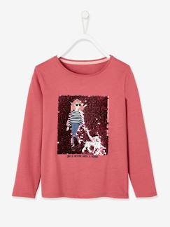 Maedchenkleidung-Mädchen Shirt, Pailletten